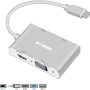 Konvertor Usb Type C to VGA DVI HDTV & USB Adapter 4ne1
